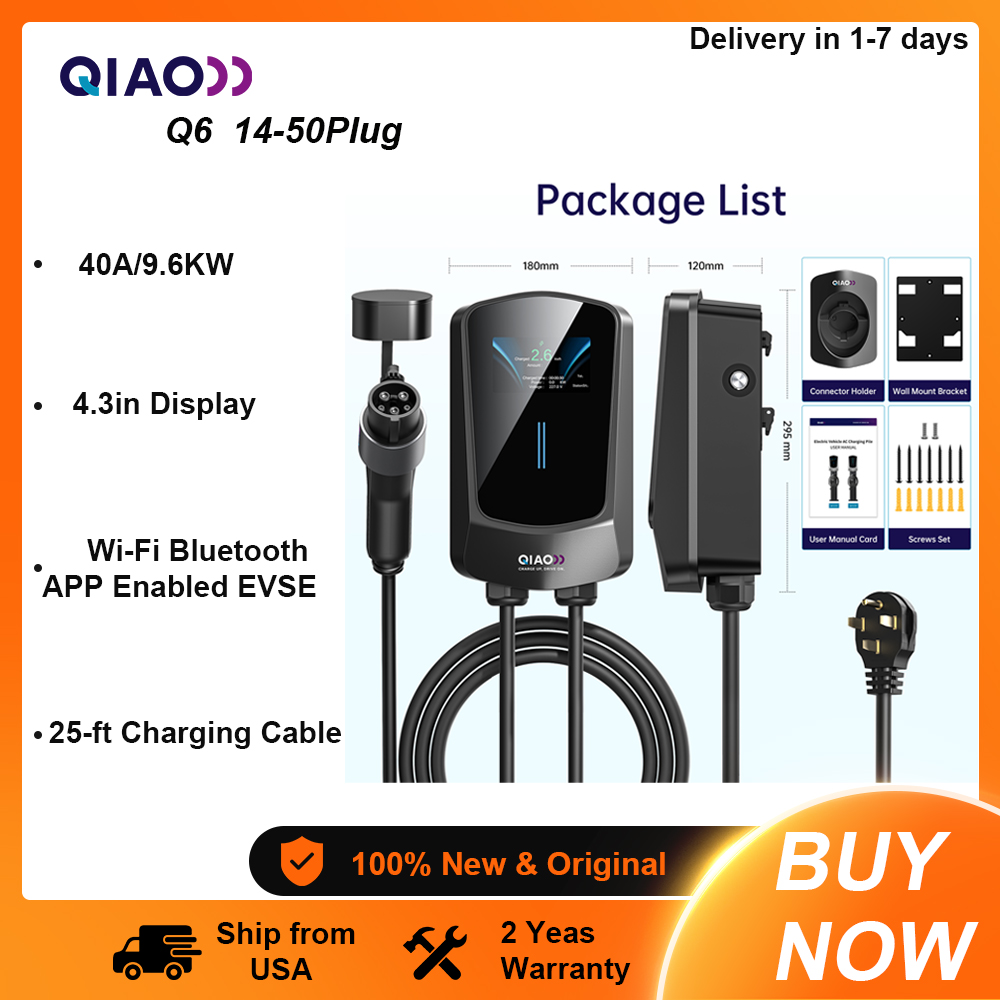 QIAO Level 2 Electric Vehicle  - Ev Charging Cable recension och pris