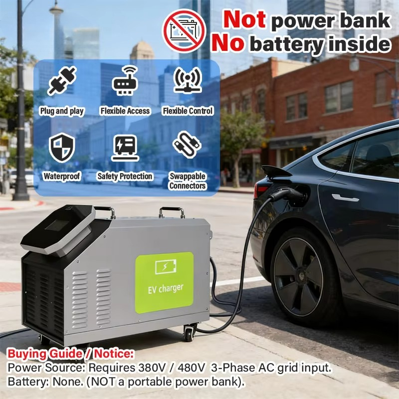 480V 3 Phase AC Power Input 7k - Portable Ev Charger recension och pris