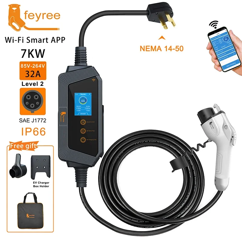 Feyree Type1 Portable EV Charg - Portable Ev Charger recension och pris