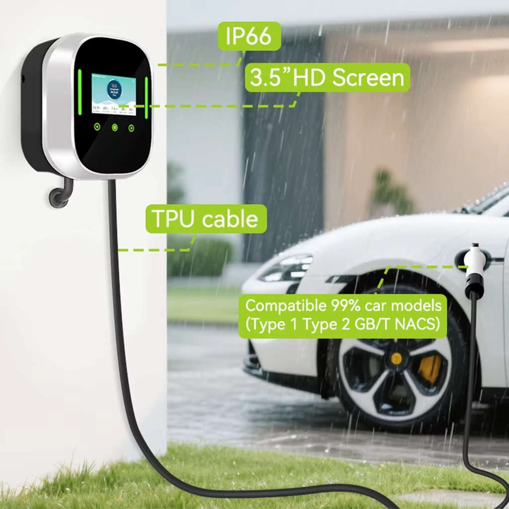 Smart EV Charger Wallbox 22kW  - Home Ev Charger recension och pris