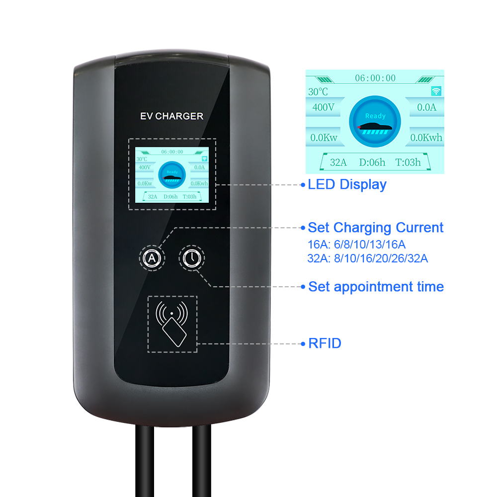Kolanky 32A 7.2/22KW EV Chargi - Ev Charging Cable recension och pris